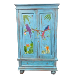 Bar con porta copas y porta botellas